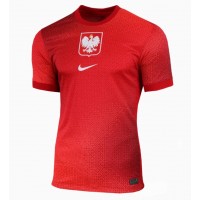 Maglia Calcio Polonia Seconda Divisa Donna Europei 2024 Manica Corta